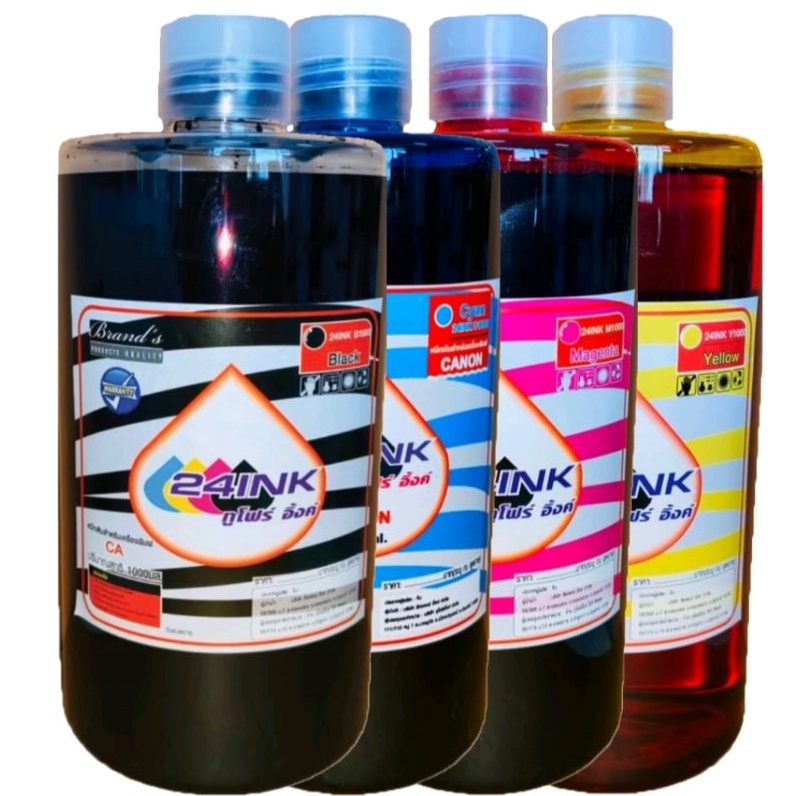 น้ำหมึก-24-ink-สำหรับเติม-canon-ขนาด-1000-ml-น้ำหมึกคุณภาพดี