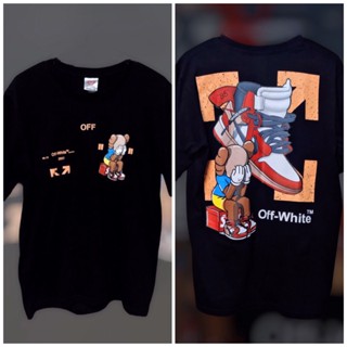 เสื้อเชิ้ต off white สกรีนด้านหลัง จัดเต็มสไตล์สตรีททั้งชายและหญิงส่งได้