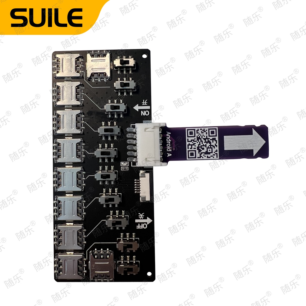 SUILE อะแดปเตอร์เครื่องอ่านซิมการ์ด Android Nano SIM (4FF) อะแดปเตอร์ ...