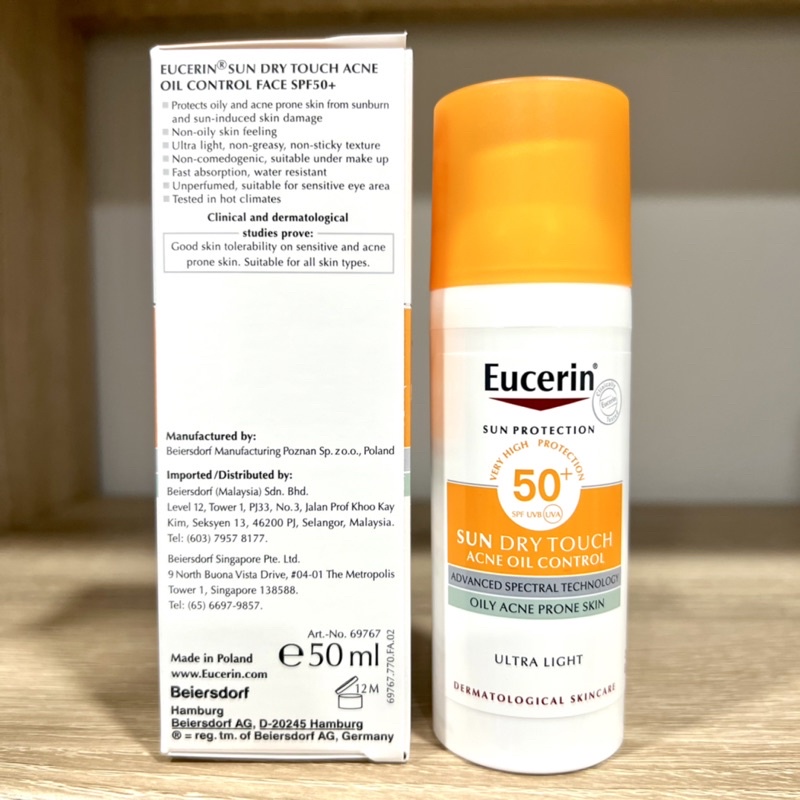 กันแดดสำหรับผิวเป็นสิว-eucerin-sun-dry-touch-acne-oil-control-spf-50-pa-ขนาด-50-มล