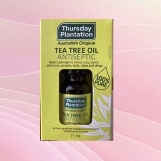 15 ml Tea Three Oil ทีทรีออยล์ Thursday Plantation