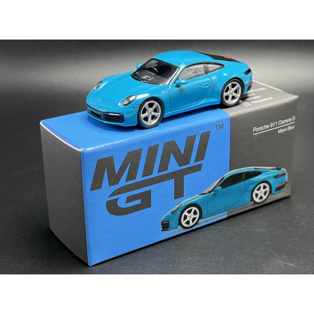 mini-gt-porsche-911-992-carrera-s-miami-blue