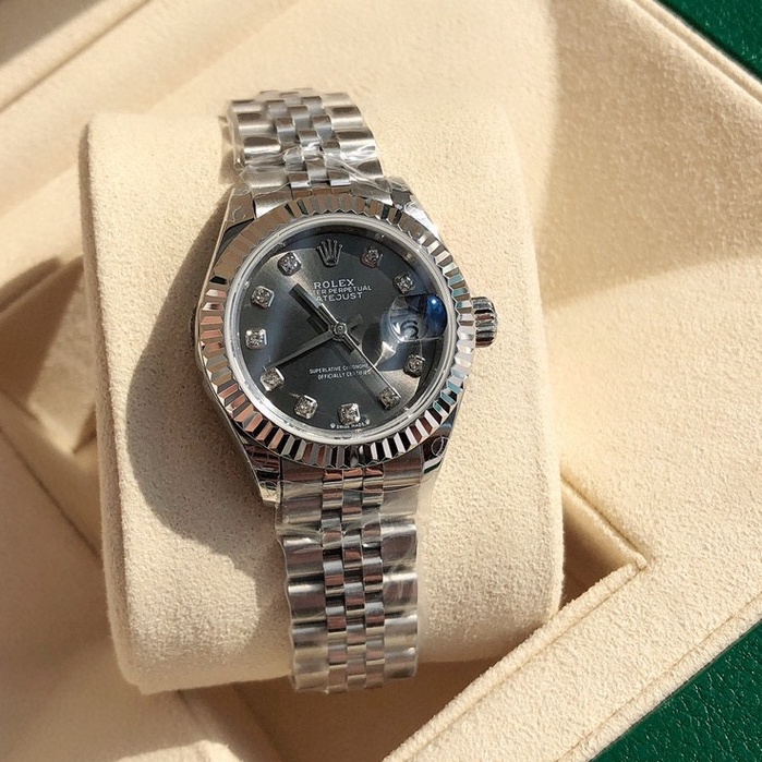 พรี-ราคา12500-rolex-datejust-นาฬิกา-ผู้หญิง-28mmสาย-ส-แตนเลส-นาฬิกาแบรนด์เนม