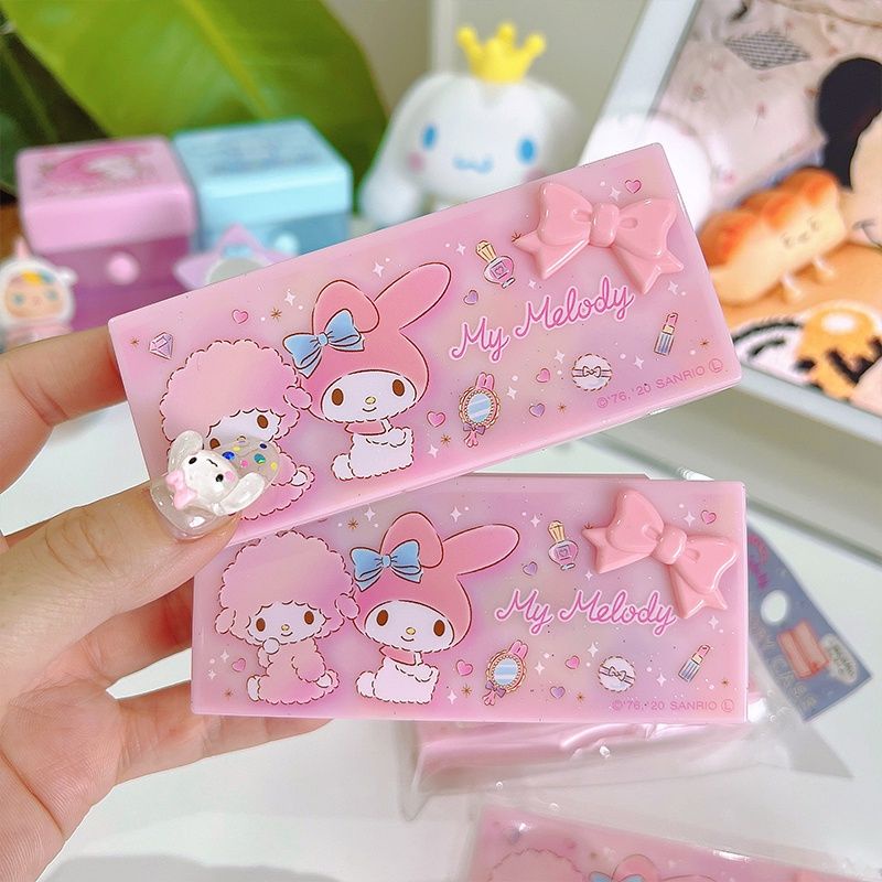 พร้อมส่งกล่องพลาสติก-เก็บของ-sanrio-my-melody-มายเมโลดี้-ขนาดเล็ก-แบบพกพา-สําหรับใส่เครื่องประดับ-น่ารัก