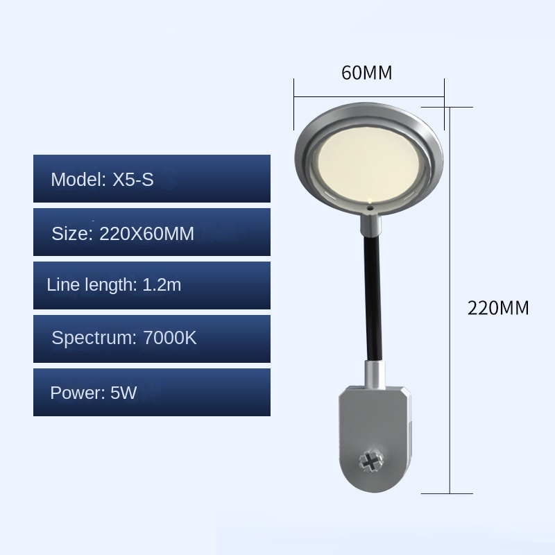 ไฟหนีบตู้ปลา-led-ขนาดเล็ก-ไฟคลิปหนีบตู้ปลากัด-สี่เหลี่ยม-ไฟคลิป-usb-ไฟคลิปปะการัง-cob-ไฟตู้ปลา-led-ไฟตู้ปลา