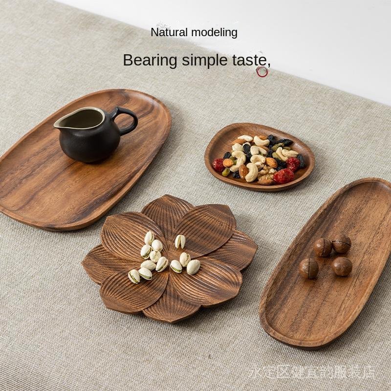 hot-walnut-plate-japanese-solid-wood-plate-fruit-plate-snack-pastry-plate-square-round-household-tea-tray-wooden-tray-fast-delivery-7dpb