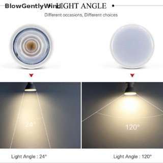 Blowgentlywind หลอดไฟสปอตไลท์ GU10 COB LED 6W MR16 220V หรี่แสงได้ สีขาว BGW