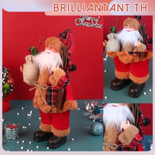ซานตาคลอสตุ๊กตาสุขสันต์วันคริสต์มาสปีใหม่เครื่องประดับตกแต่งสำหรับบ้านตารางคริสต์มาสตกแต่ง Bri