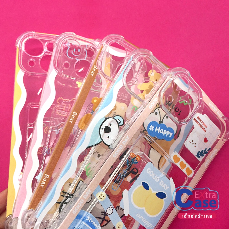 11-14-14plus-14promax-oppo-a16-vivo-y02s-y21-2021-เคสนิ่มใสมุมกันกระแทกกันกล้อง-tpu-ด้านหลังมีช่องใส่การ์ด