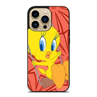 เคสโทรศัพท์มือถือ กันกระแทก ลายการ์ตูนอนิเมะ Tweety bird Looney Tunes สําหรับ IPhone 14 Plus 13 Pro Max 12 Mini XS XR