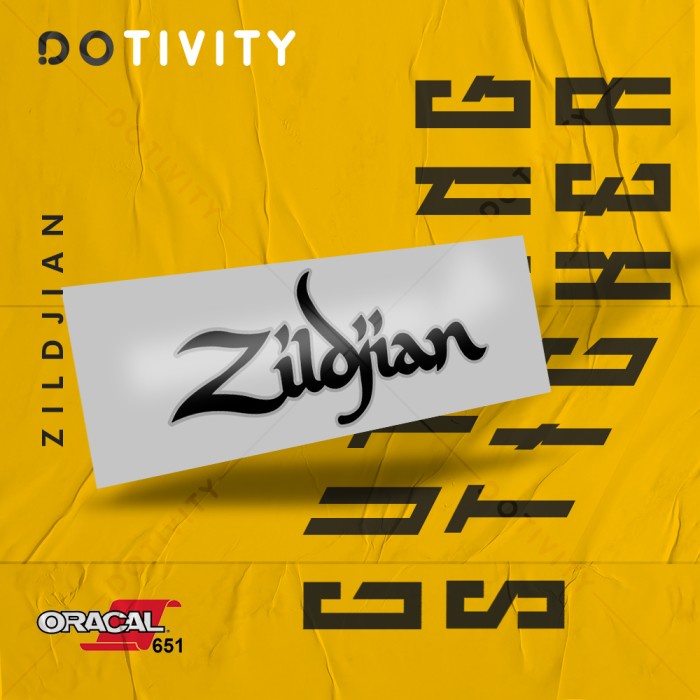 zildjian-สติกเกอร์ตัด