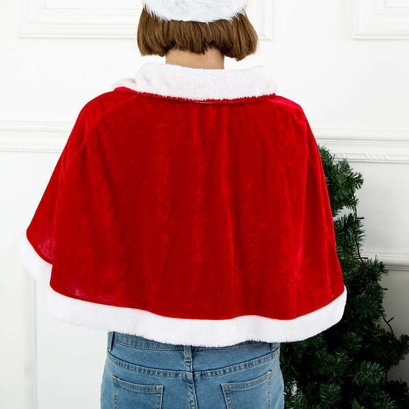 เสื้อคลุมซานตาคลอส-แบบหนา-กันลม-สีแดง-สําหรับผู้ใหญ่-เหมาะกับงานปาร์ตี้คริสต์มาส