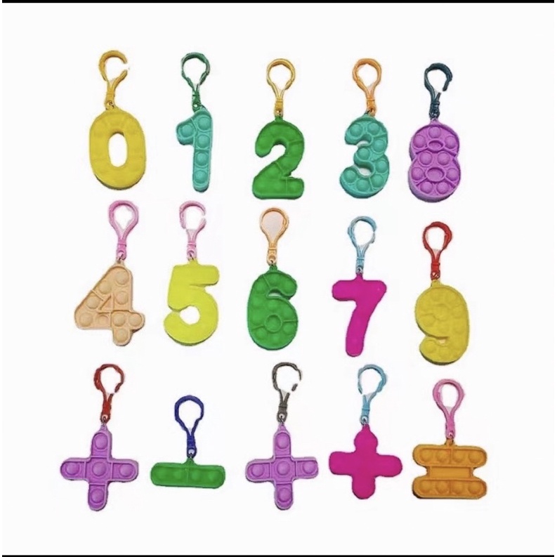 ภาพหน้าปกสินค้าSALE 3บาท พวงกุญแจตัวอักษรและตัวเลขน่ารัก ให้เป็นของขวัญได้ Cute Alphanumeric Keychain YSK จากร้าน pandawin2020 บน Shopee