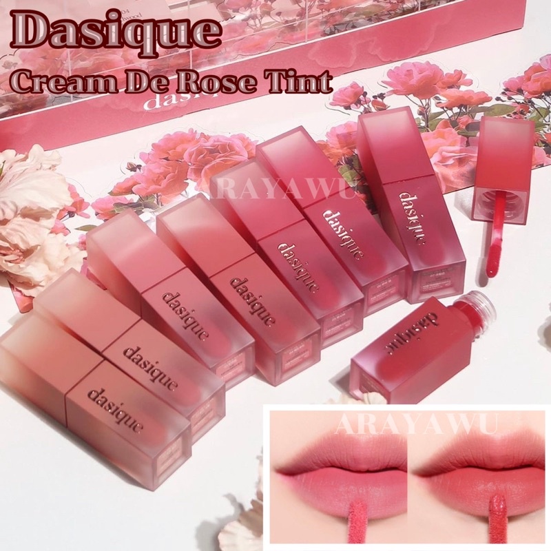 แท้-พร้อมส่ง-dasique-cream-de-rose-tint-ตื้นกุหลาบ-เนื้อกำมะหยี่