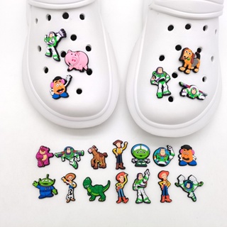 Crocs Charms jibbitz กระเป๋ารองเท้า ลายการ์ตูน สําหรับเด็ก ผู้ใหญ่ ผู้ชาย ผู้หญิง