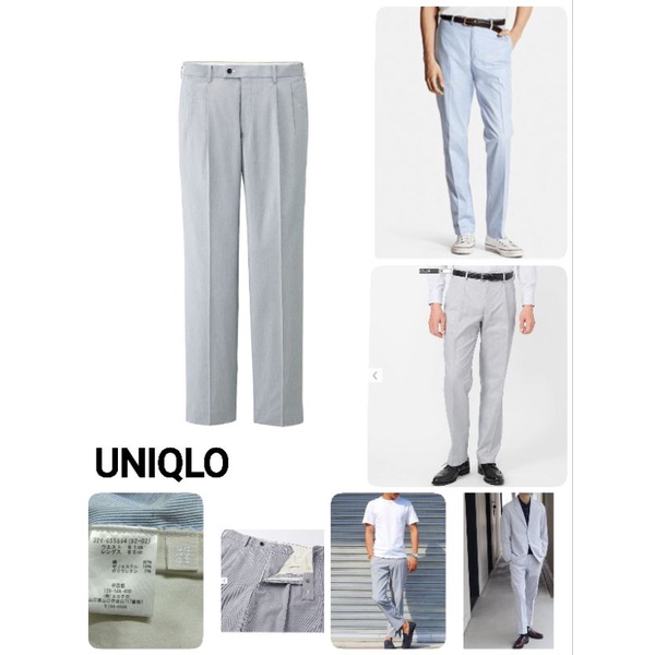 u9-uniql0-กางเกงลายทางแบรนด์ญี่ปุ่น-size-36
