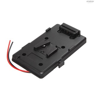 Battery Back Pack Plate Adapter for  V-shoe V-Mount V-Lock Battery External for DSLR Camcorder Video Light