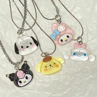 【XINYIA】สร้อยคอ จี้การ์ตูน Sanrio Cinnamoroll น่ารัก เครื่องประดับ สําหรับคู่รัก แฟนสาว นักเรียน 2023