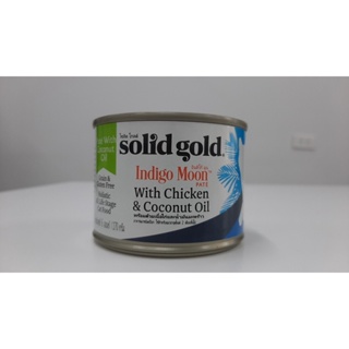 [ส่งฟรี] อาหารเปียกแมว Solid Gold Indigo Moon Pate with Chicken &amp; Coconut Oil (Tropical Blendz)  GF 16 กระป๋อง