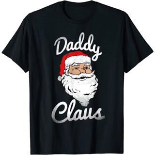 T-Shirt เสื้อยืดพิมพ์ลาย Daddy Claus สไตล์วินเทจแฟชั่นสําหรับครอบครัว ชุดคริสต์มาสใหม่
