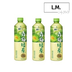 ภาพขนาดย่อของภาพหน้าปกสินค้าTongYi ชาเขียวบ๊วย พร้อมดื่ม 500ml. 统一青梅绿茶 จากร้าน luckymeal บน Shopee