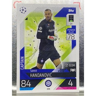 การ์ดนักฟุตบอล 2022/23 Samir Handanovic การ์ดสะสม FC Internazionale milano การ์ดนักเตะ อินเตอร์มิลาน inter milan