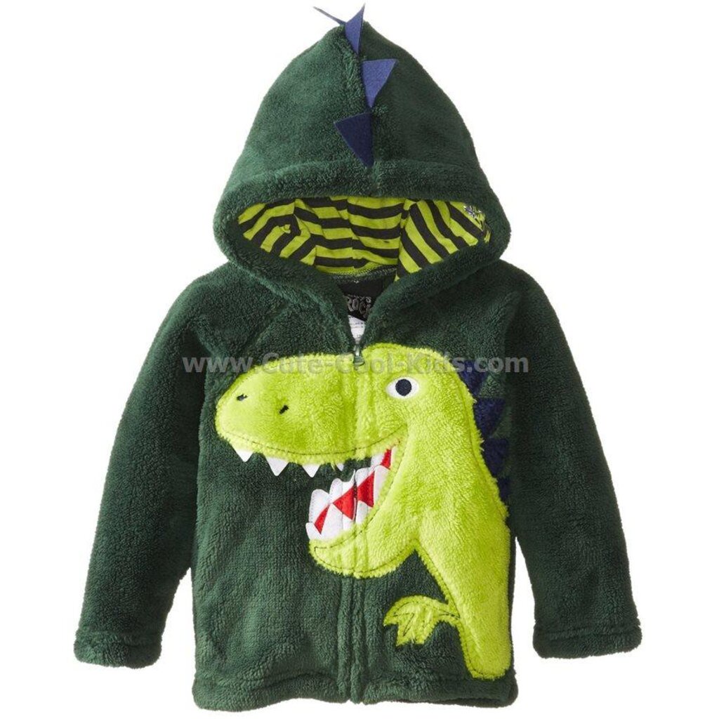 tlb-897-เสื้อแจ็คเก็ตเด็กผู้ชาย-ซิปหน้า-มีหมวกลายไดโนเสาร์