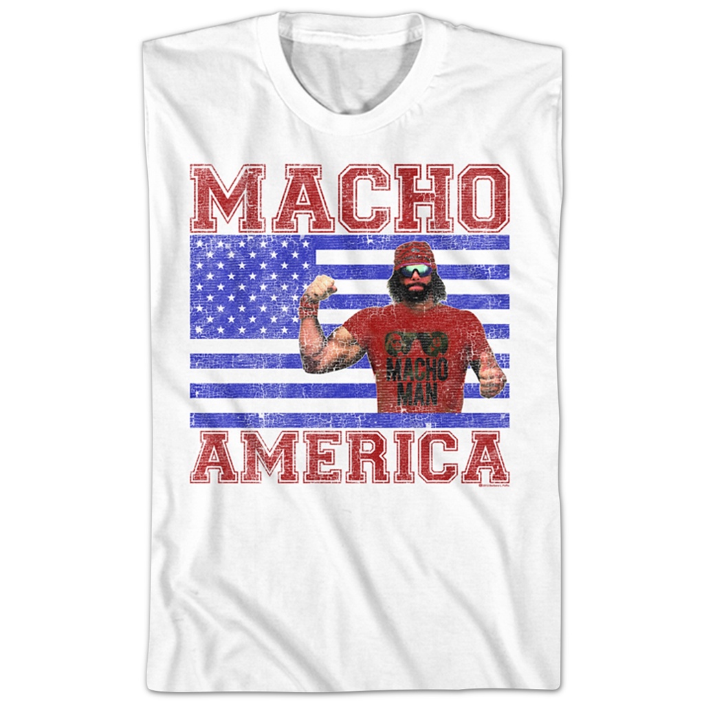 macho-america-randy-savage-t-shirt-เสื้อยืดชาย-เสื้อยืดสีขาวผู้ชาย