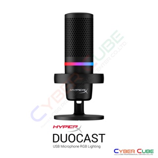 HyperX DuoCast (4P5E2AA) - RGB USB Condenser Microphone ไมโครโฟนคอนเดนเซอร์ ( ของแท้ศูนย์ ASCENTI )