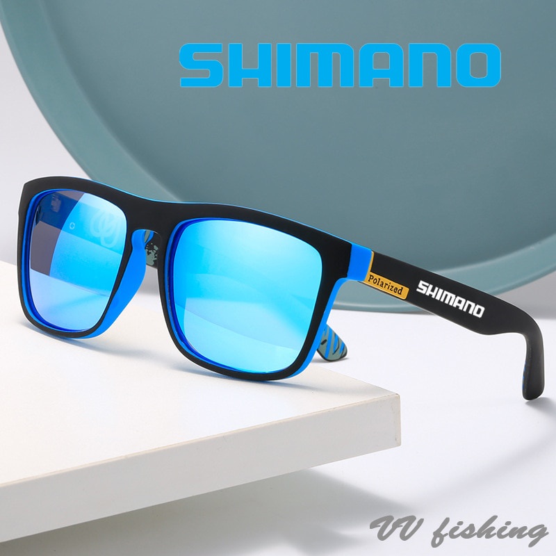 shimano-แว่นตากันแดด-เลนส์โพลาไรซ์-เหมาะกับการขับขี่-ตั้งแคมป์-เดินป่า-ตกปลา-uv400-สําหรับผู้ชาย