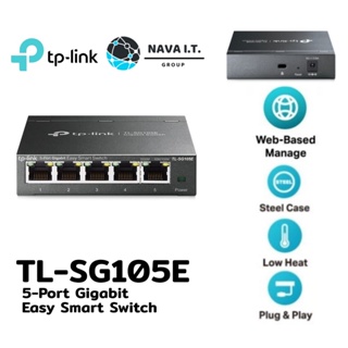 ภาพหน้าปกสินค้า⚡️กรุงเทพฯด่วน1ชั่วโมง⚡️TP-Link TL-SG105E 5-Port Gigabit Easy Smart Switch รองรับ VLAN รับประกัน Limited lifetime ที่เกี่ยวข้อง