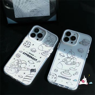 3-in-1 เคสโทรศัพท์มือถือแบบนิ่ม กันกระแทก ลายนักบินอวกาศ NASA น่ารัก สําหรับ Samsung A50 A04 A23 A04s A50s A52 A13 A32 A20 A30 A03 A30s A20s A71 A51 A12 A11 A03s A22 A72 A53 A33 A70 A21s A31 A20s