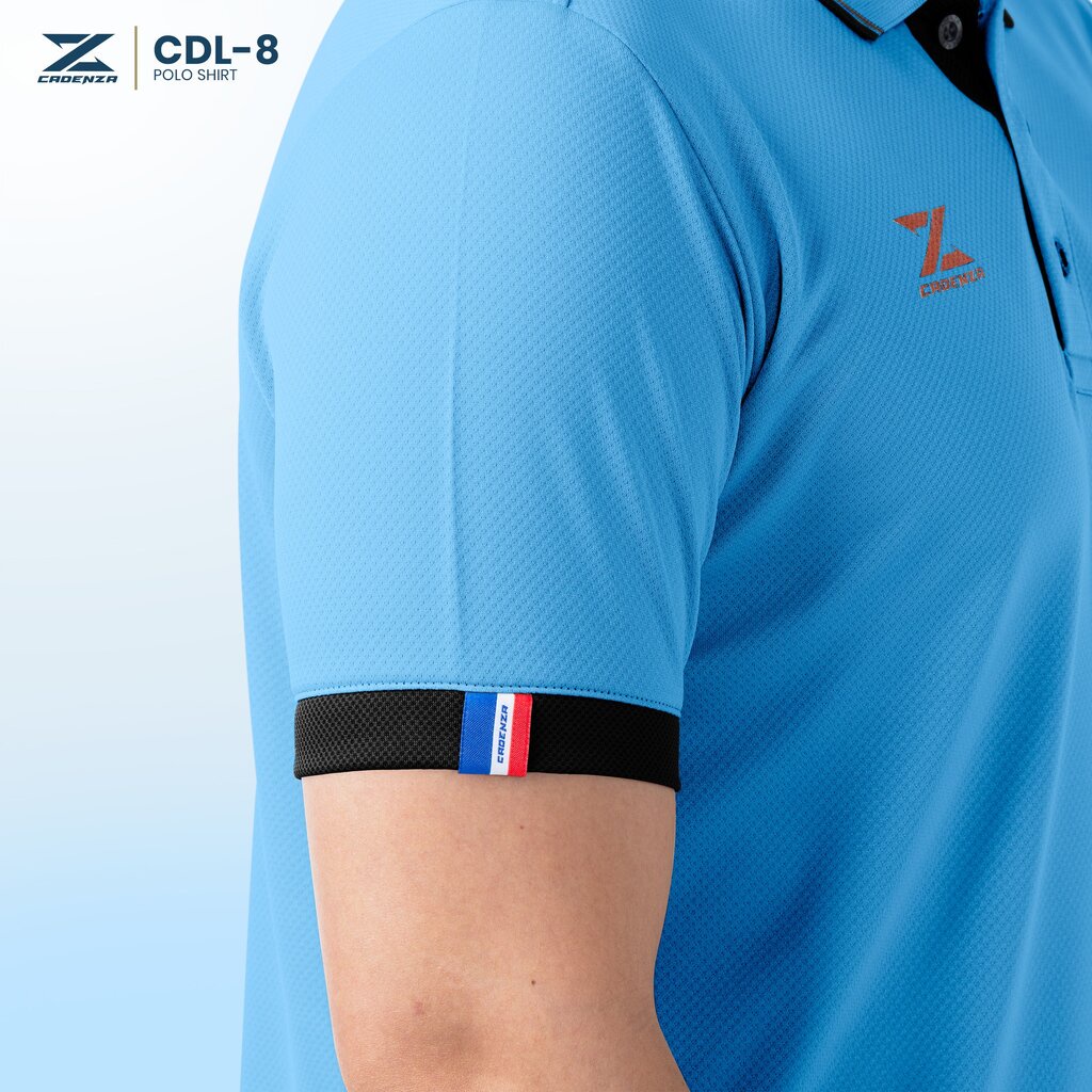 ภาพสินค้าใหม่  เสื้อโปโลผู้ชาย CADENZA (คาเดนซ่า) รุ่น CDL-8 MEN ผ้า Micro polyester 100% ใส่บาย สีเหลือง/ฟ้า/ชมพู/ส้ม/ขาว/เข... จากร้าน ksl_sport บน Shopee ภาพที่ 3