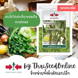 ผลิตภัณฑ์ใหม่ เมล็ดพันธุ์ จุดประเทศไทย ❤เมล็ดพันธุ์VP3 ซฟ เมล็ดอวบอ้วน มะเขือตอแหล เขียวหยดเงิน 100เมล็ด ตราศรแ /ดอก LKW