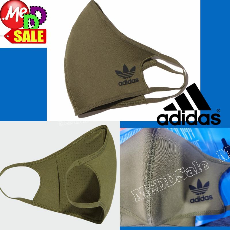 Adidas - ใหม่ หน้ากากผ้า 2 ชั้น+ช่องใส่แผ่นกรอง CLOTH MASK/ FACE COVERS ...
