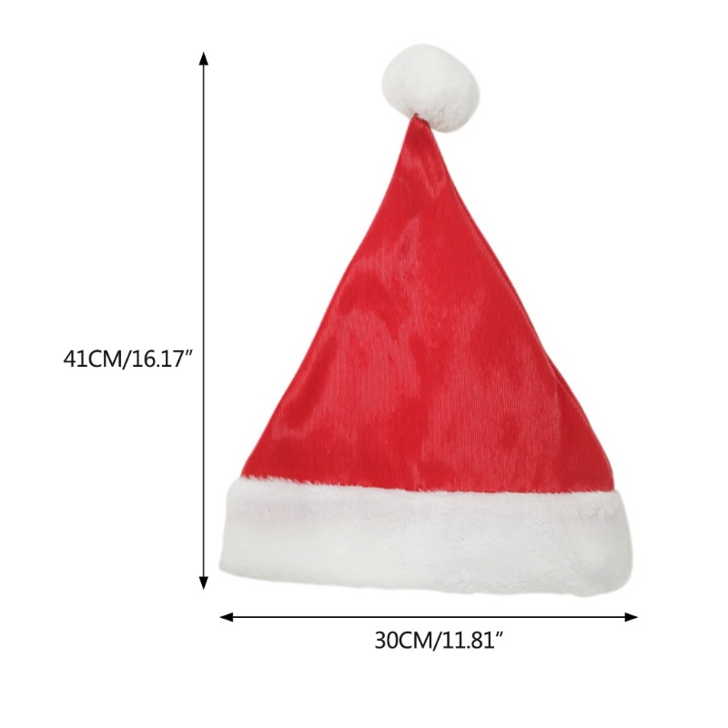 หมวกซานต้า-เรืองแสงในที่มืด-สําหรับผู้ใหญ่-เหมาะกับเทศกาลคริสต์มาส-ปีใหม่