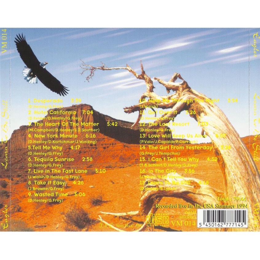 cd-audio-คุณภาพสูง-เพลงสากล-eagles-1994-learn-to-be-still-live-ทำจากไฟล์-flac-คุณภาพ-100