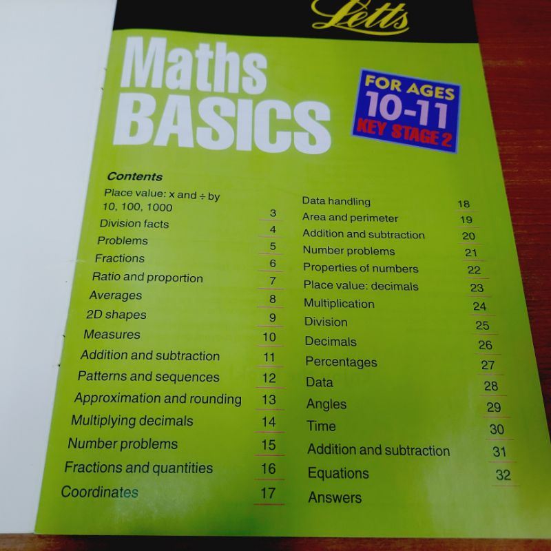 maths-basics-age-10-11-มือสอง