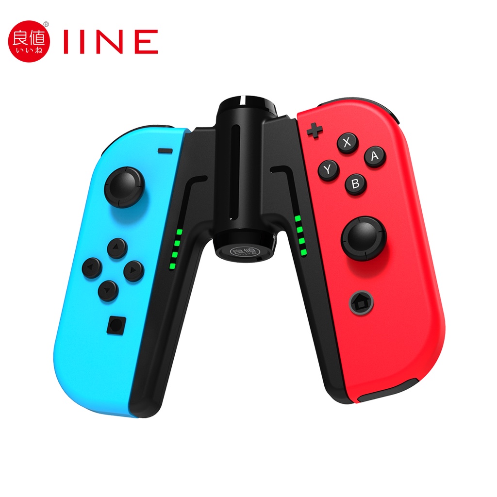 รูปภาพสินค้าแรกของIine แท่นชาร์จ สําหรับ Nintendo Switch Joy Con - สีดํา