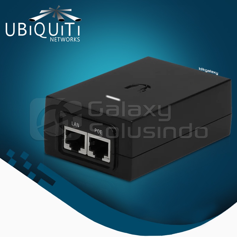 Ubiquiti POE-48-24W-G - Injecteur PoE 48V 24W Gigabit - Alimentation Réseau Pour Caméras & Points D'Accès