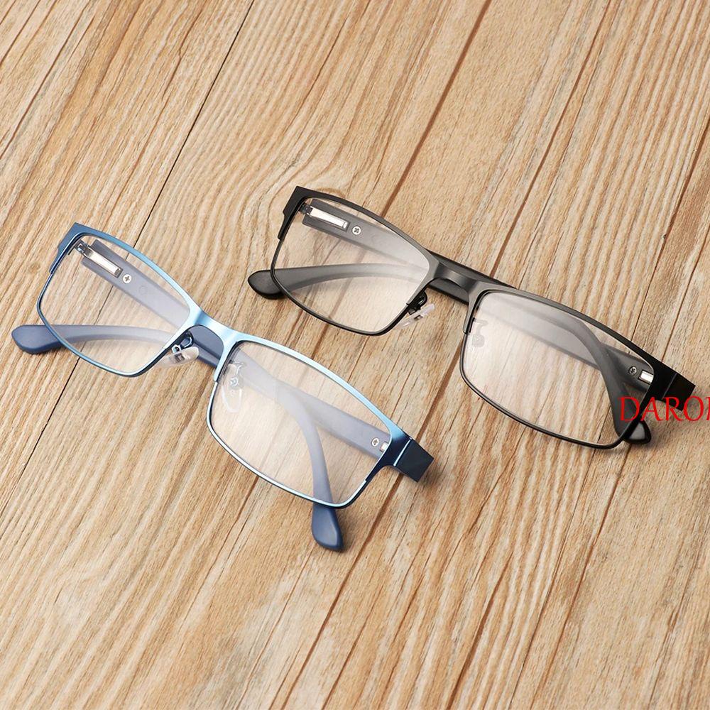 daron-แว่นสายตายาวผู้ชายผู้หญิงแฟชั่นกรอบแว่นตาโลหะดูแลวิสัยทัศน์แว่นสายตายาวสายตาสั้นแว่นสายตา