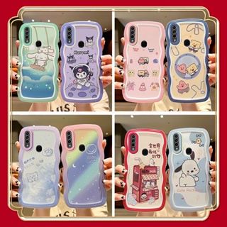 【fashion】เคสออปโป้ a31 2020 เคสโทรศัพท์มือถือแบบใส ลายคลื่นน่ารัก สําหรับ oppo a31 a31 2020