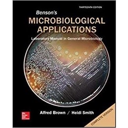 (N111) 9781259252167 BENSONS MICROBIOLOGICAL APPLICATIONS: LABORATORY MANUAL (COMPLETE VERSION) (IE)