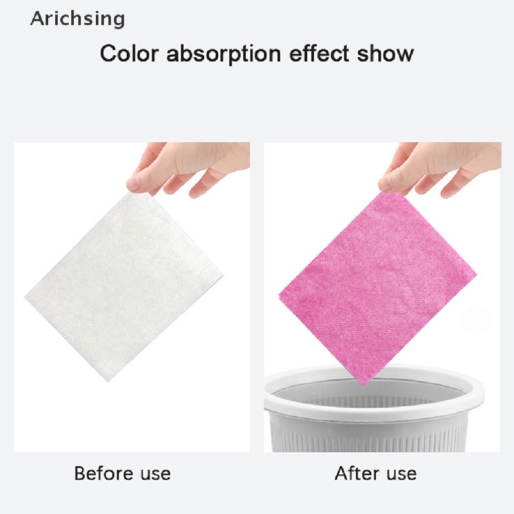 lt-arichsing-gt-แผ่นผ้าดูดซับสี-ป้องกันการย้อมสี-สําหรับซักผ้า-24-ชิ้น-ต่อถุง