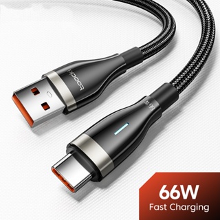 GOTURE 6a สายชาร์จเร็ว USB Type C 2.4A USB lOS สายเคเบิลข้อมูล สีดํา สีขาว 1 เมตร 2 เมตร