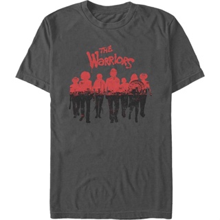 Silhouettes The Warriors T-Shirt เสื้อครอปสายฝอ เสื้อวินเทจชาย