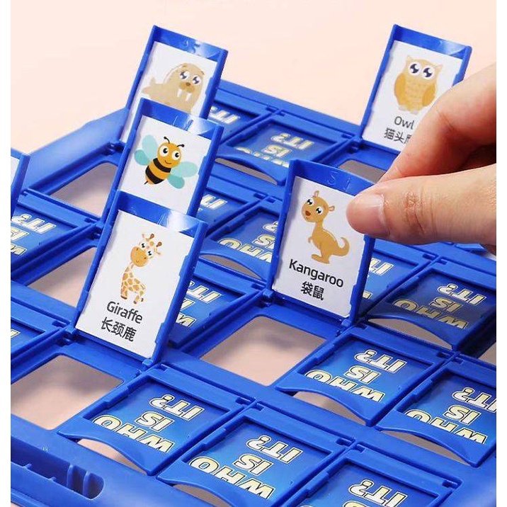 ของเล่นเสี่ยงทาย-การ์ดเกมของเล่นสําหรับเด็ก-เสริมการเรียนรู้เด็ก-ทายซิ-ฉันคือใคร
