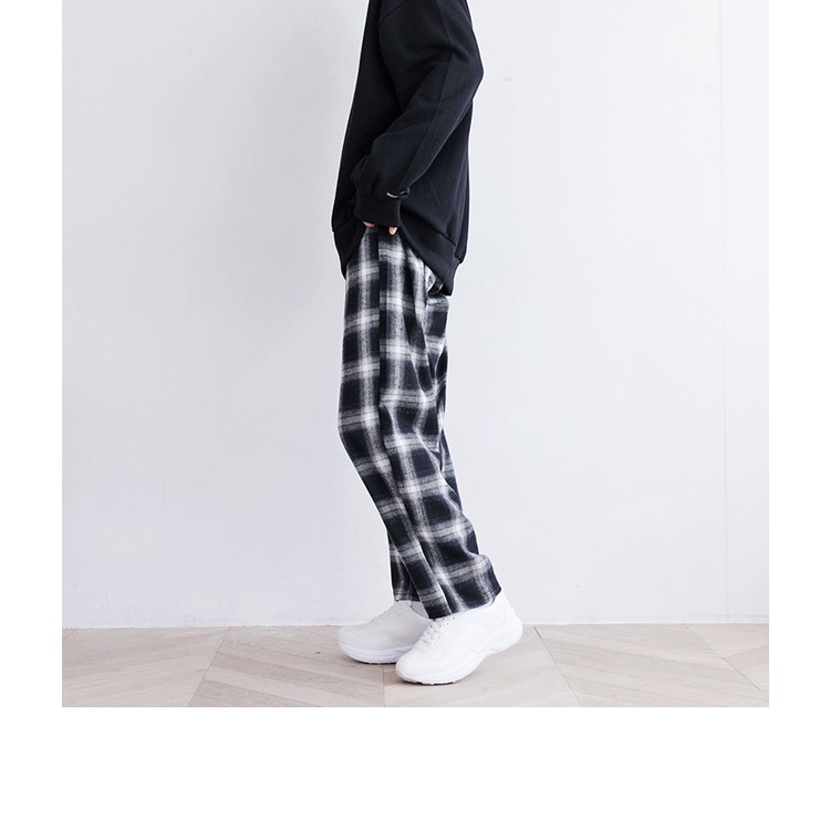 mens-pants-plaid-pants-legging-pants-black-and-white