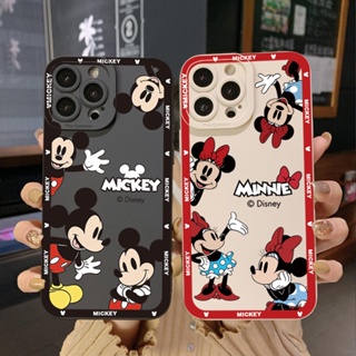 เคสโทรศัพท์มือถือ ขอบสี่เหลี่ยม ลายมิกกี้เมาส์ สําหรับ Xiaomi Redmi Note 11 Pro 5G 11S 10 Pro 4G 10S Redmi 10C 9C A1