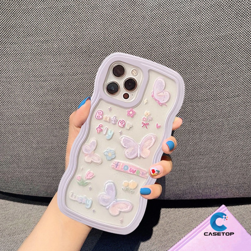 เคสโทรศัพท์มือถือ-ขอบหยัก-ลายการ์ตูนผีเสื้อน่ารัก-สําหรับ-vivo-y36-y15-y16-y17-y22-y20-y35-y11-y33s-y75-y21-y21s-y02-y12-y12i-y22s-v25e-y12s-y15a-v20-y30-y50-y91c-y15s-y93-y21t-y91